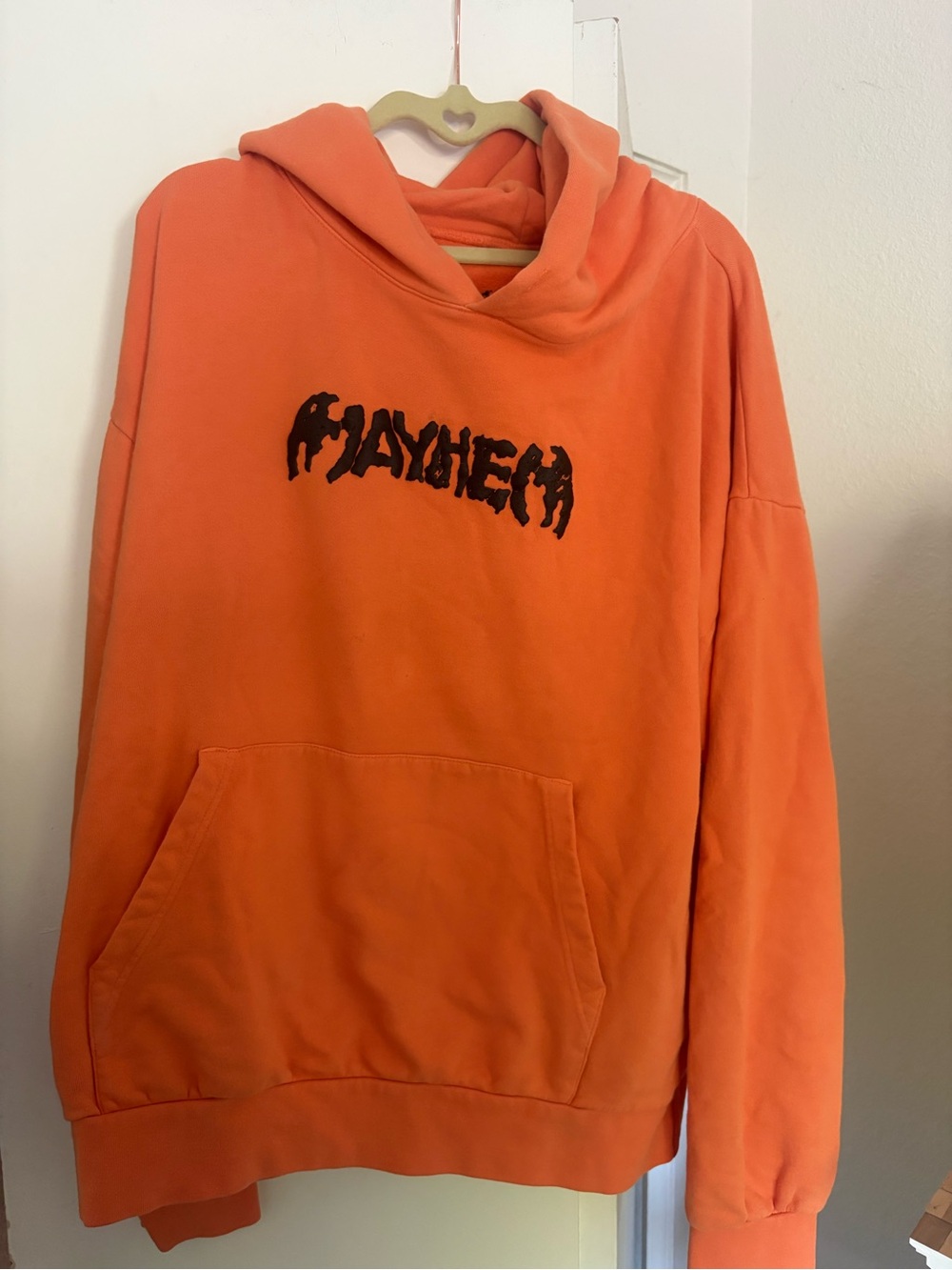 lady gaga mayhem orange hoodie